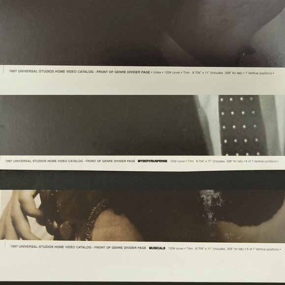 Universal Studios Home Video Catalog Prints Lot Boris Karloff JImmy Stewart Vtg - Picture 9 of 16